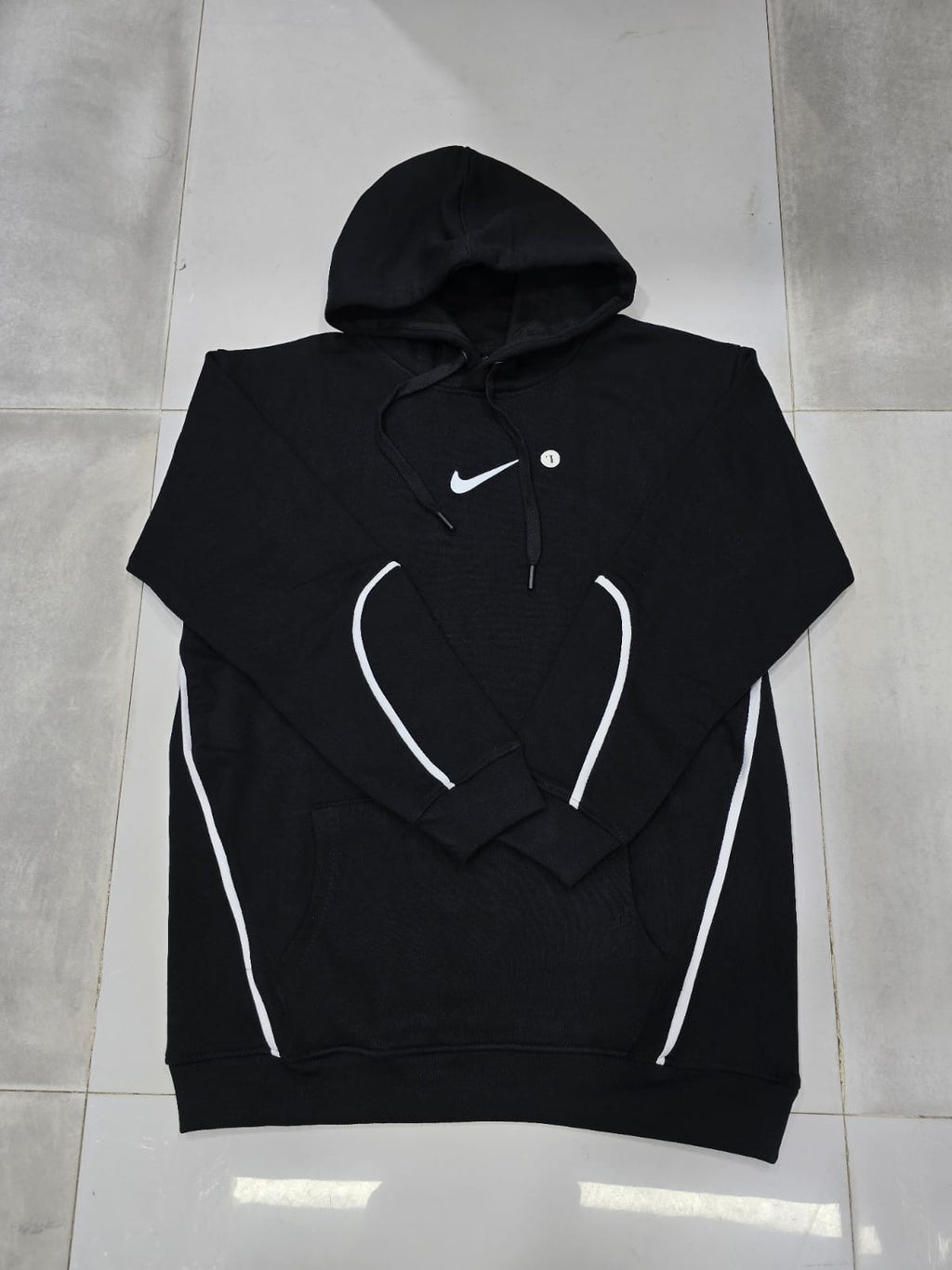 ENS Premium Heavy Hoodie — 500-600 GSM | Ultra Soft Fleece Fabric | Black & White Edition | Everyday Luxury Wear